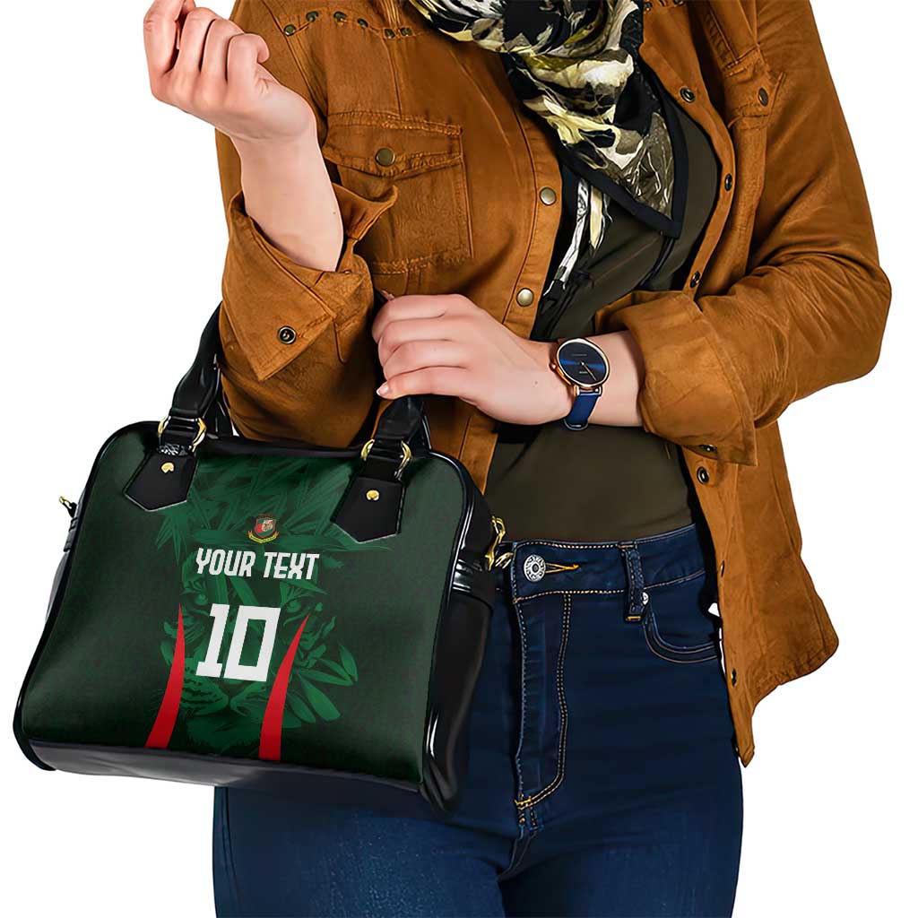 Custom Bangladesh Cricket Shoulder Handbag The Tigers Green-Red Glory LT03