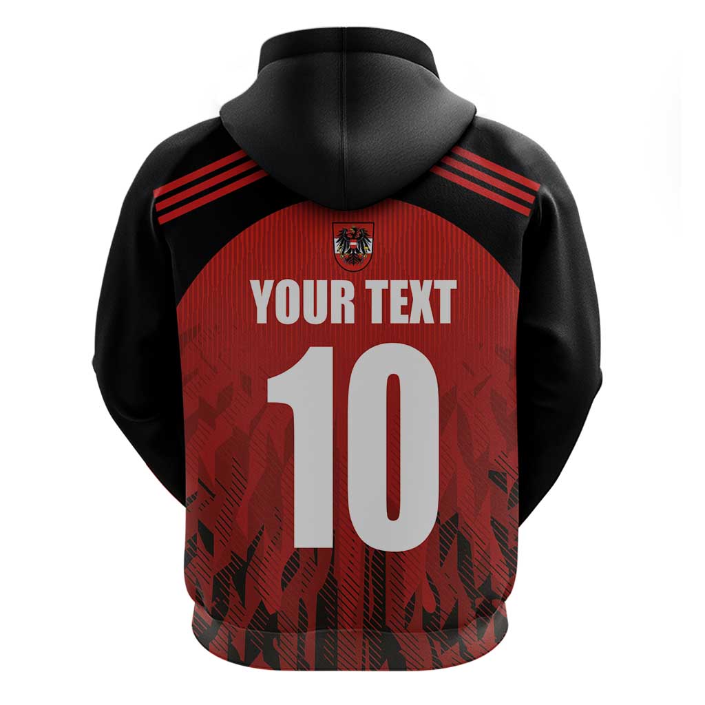 Custom Austria Football 2024 Go Champion Hoodie Home Color LT03