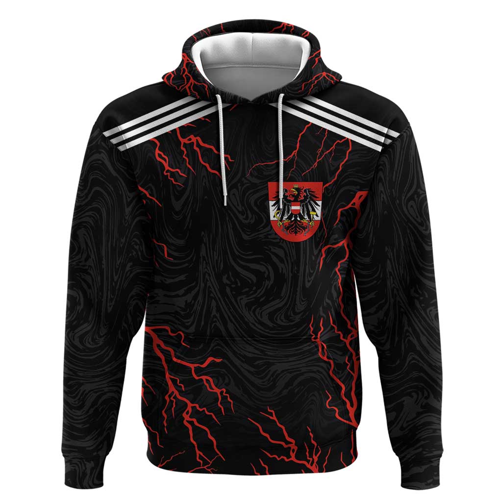 Custom Austria Football 2024 Go Champion Hoodie Away Color LT03