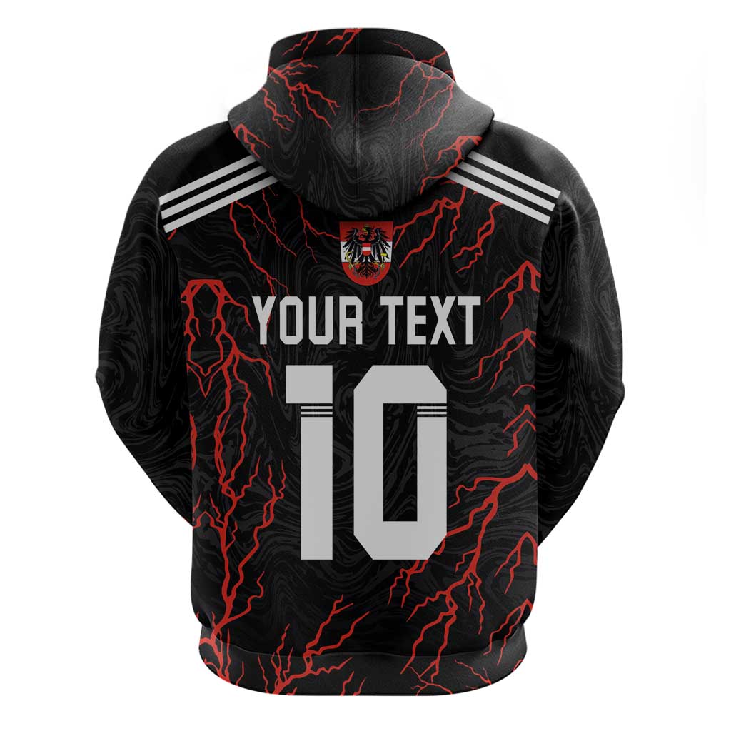 Custom Austria Football 2024 Go Champion Hoodie Away Color LT03