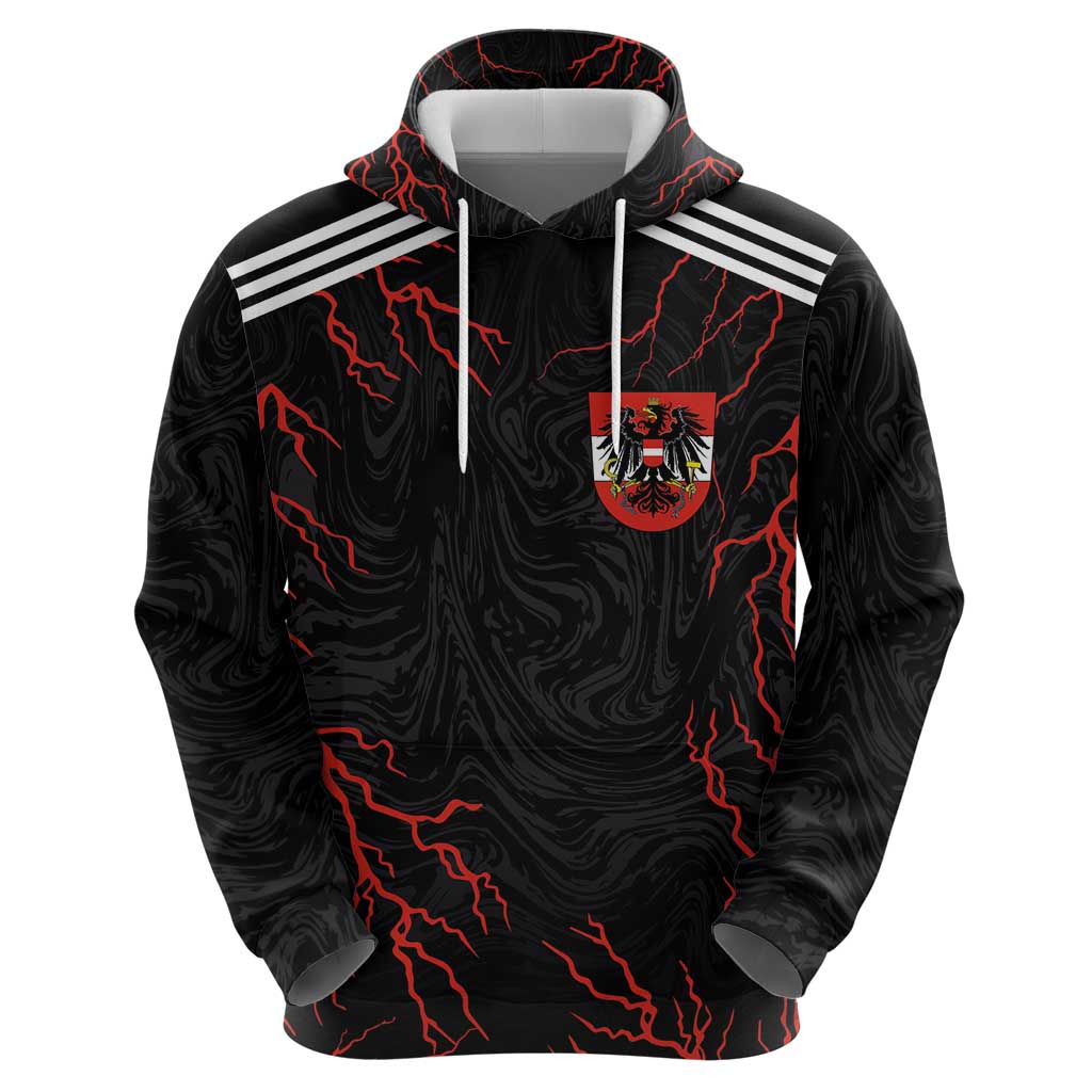 Custom Austria Football 2024 Go Champion Hoodie Away Color LT03