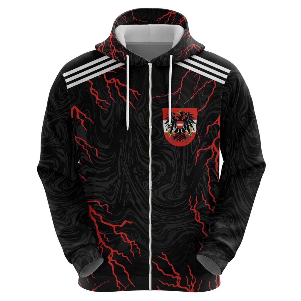 Custom Austria Football 2024 Go Champion Hoodie Away Color LT03