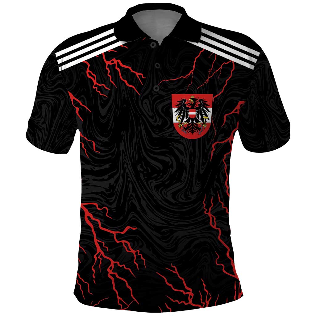 Custom Austria Football 2024 Go Champion Polo Shirt Away Color LT03