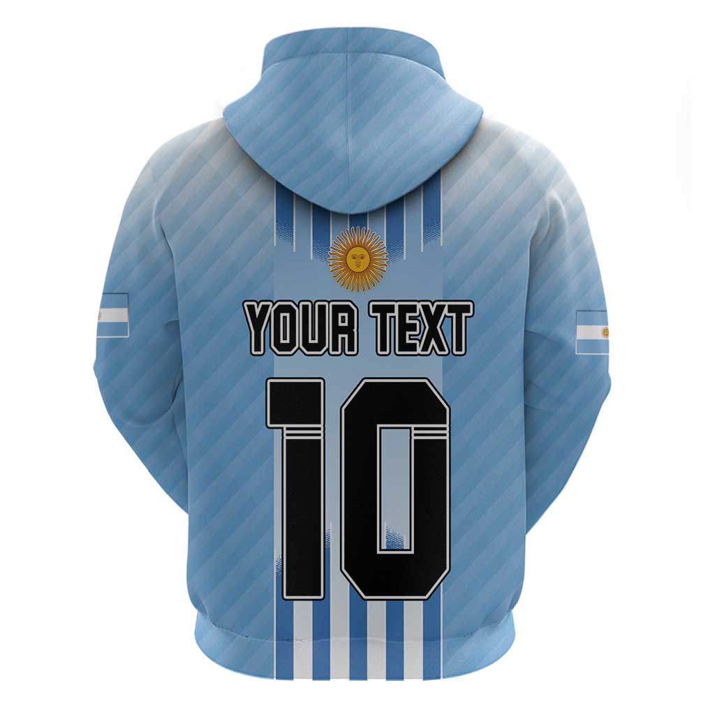 Custom Argentina Football Hoodie The Trophy Vamos La Albiceleste LT03