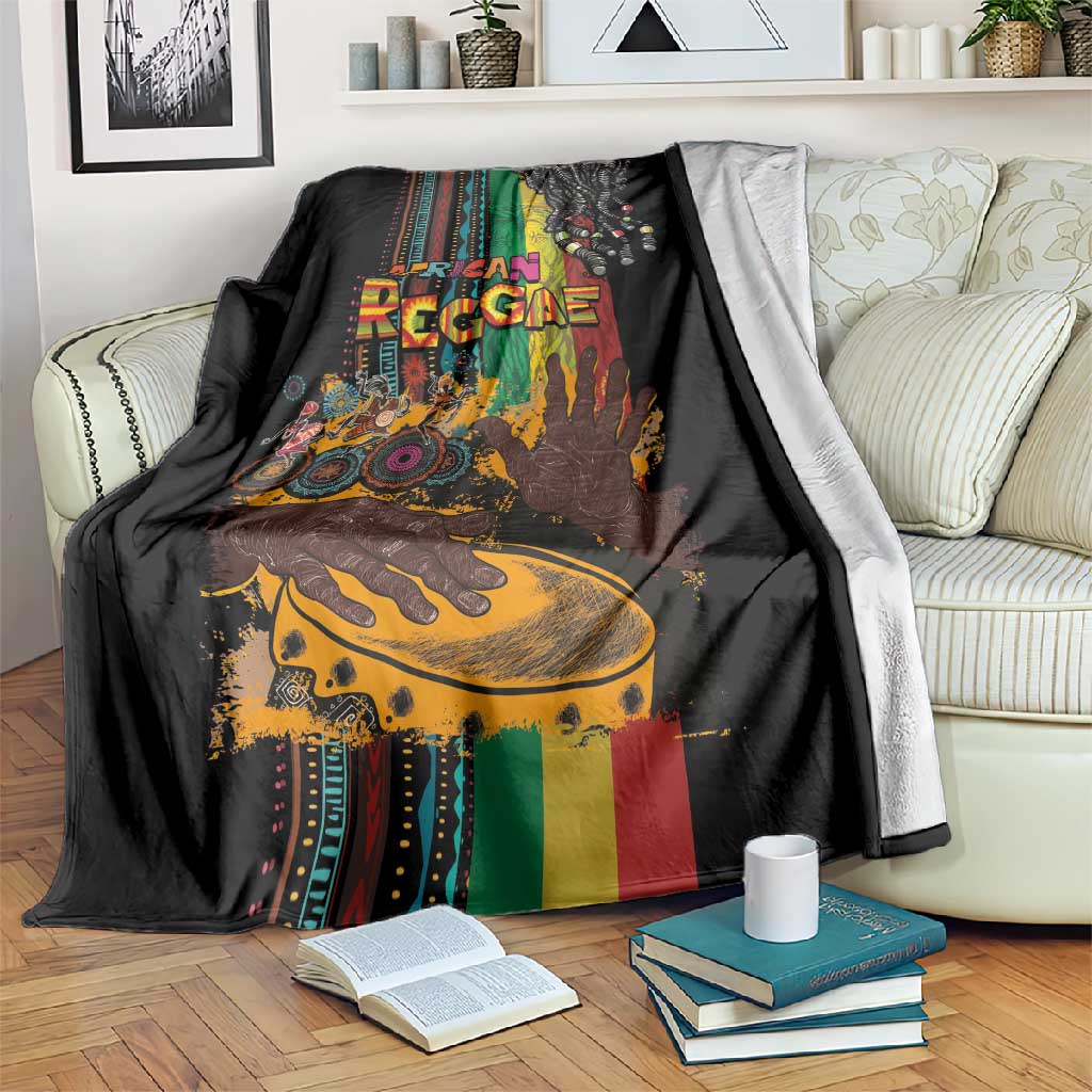 Afro-Caribbean Blanket African and Reggae Art Music LT03
