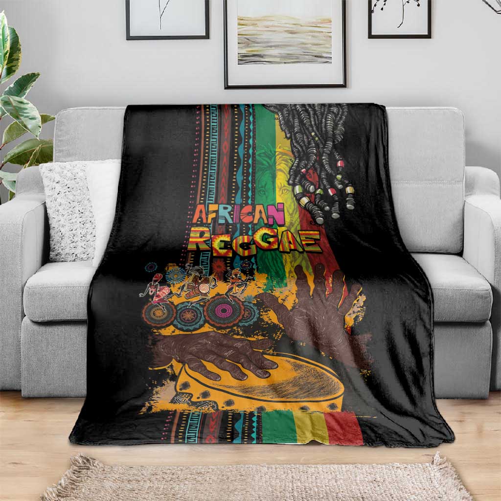 Afro-Caribbean Blanket African and Reggae Art Music LT03