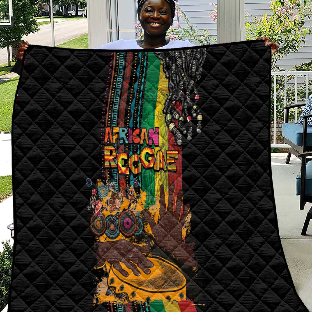 Afro-Caribbean Quilt African and Reggae Art Music LT03