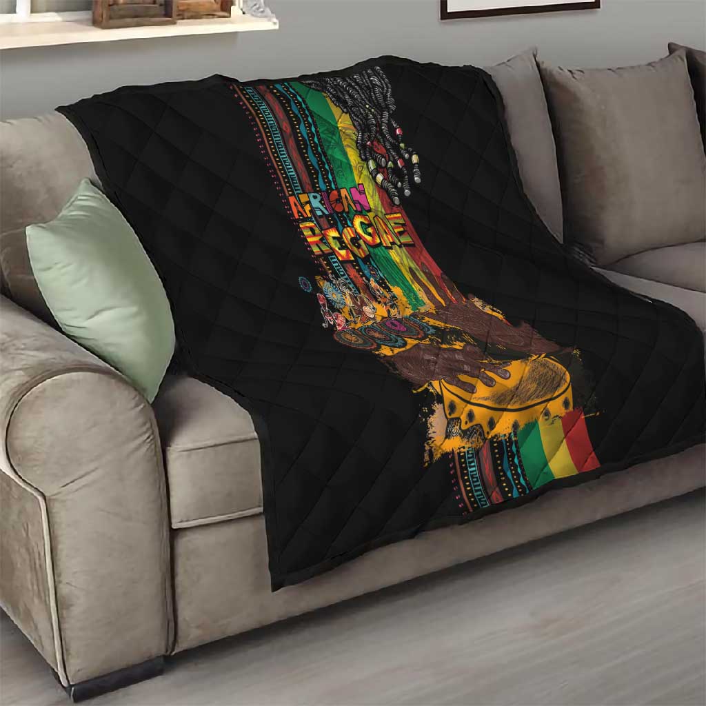Afro-Caribbean Quilt African and Reggae Art Music LT03