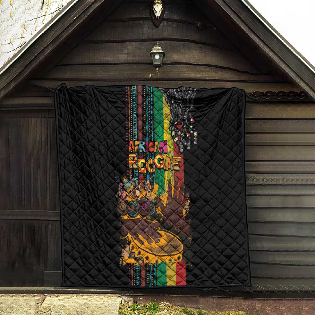 Afro-Caribbean Quilt African and Reggae Art Music LT03
