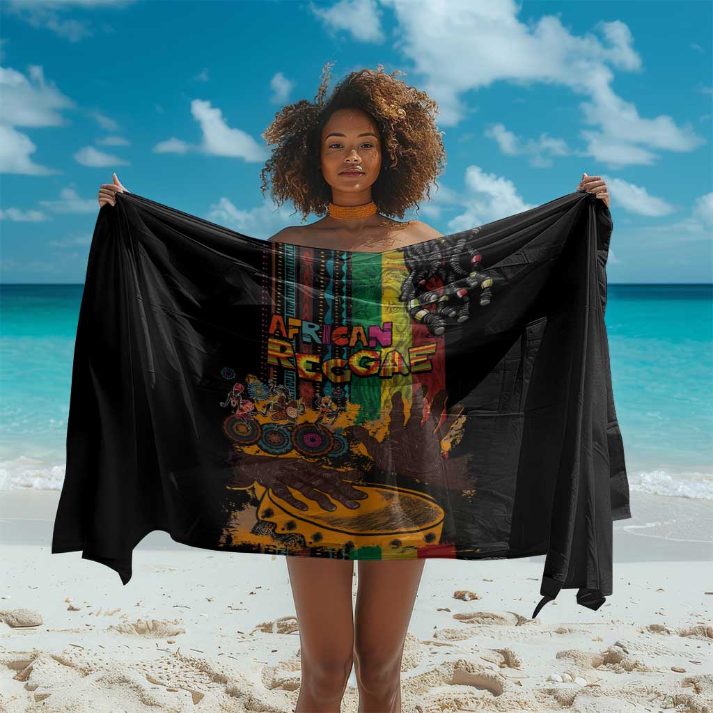 Afro-Caribbean Sarong African and Reggae Art Music LT03