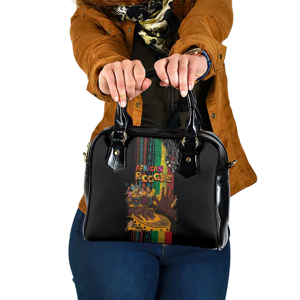 Afro-Caribbean Shoulder Handbag African and Reggae Art Music LT03