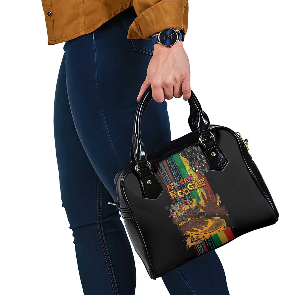 Afro-Caribbean Shoulder Handbag African and Reggae Art Music LT03
