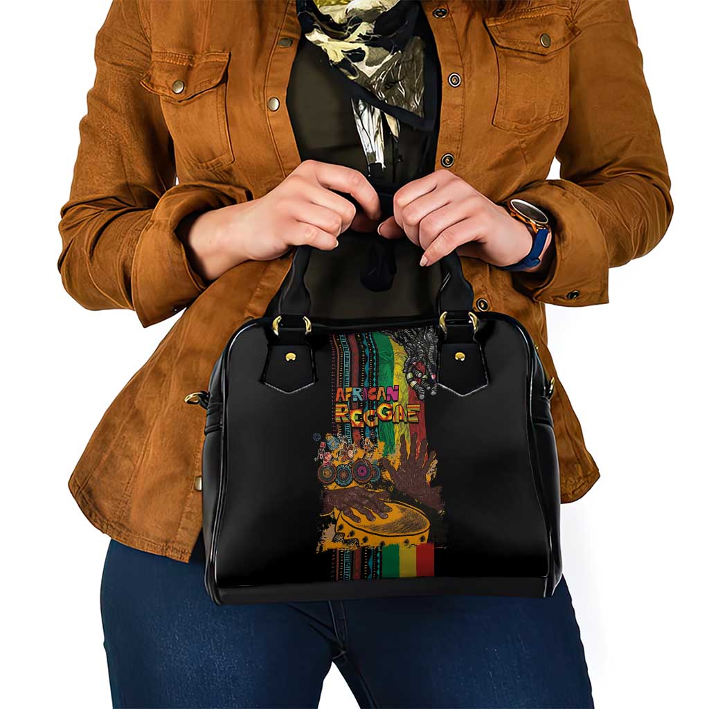 Afro-Caribbean Shoulder Handbag African and Reggae Art Music LT03