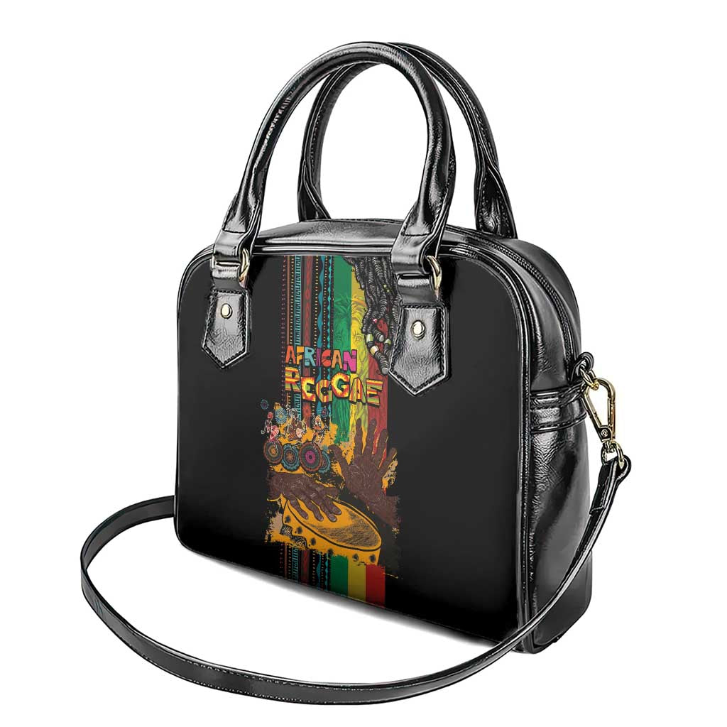 Afro-Caribbean Shoulder Handbag African and Reggae Art Music LT03