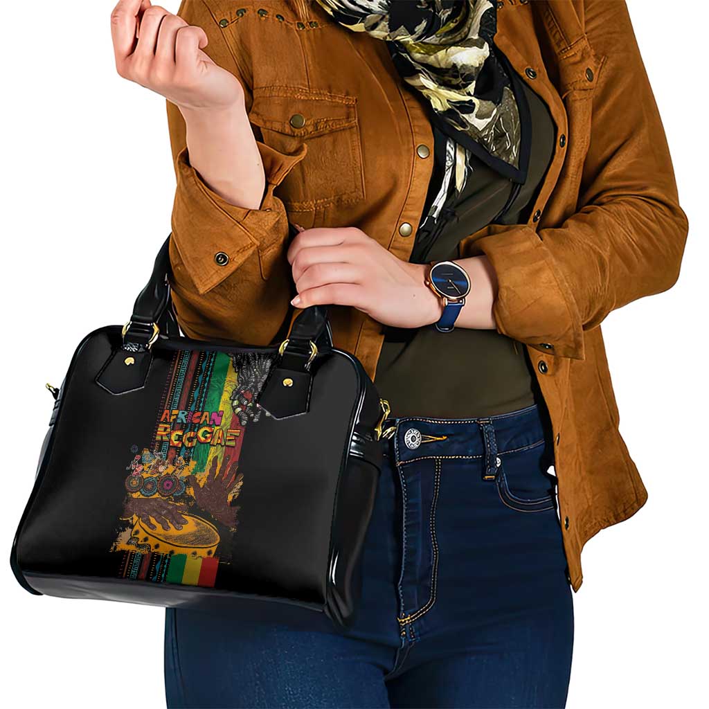Afro-Caribbean Shoulder Handbag African and Reggae Art Music LT03