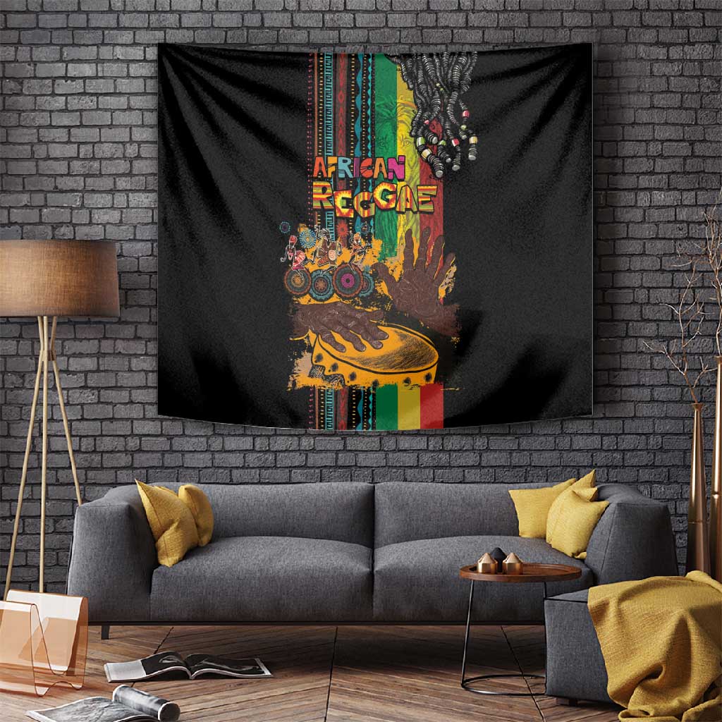 Afro-Caribbean Tapestry African and Reggae Art Music LT03
