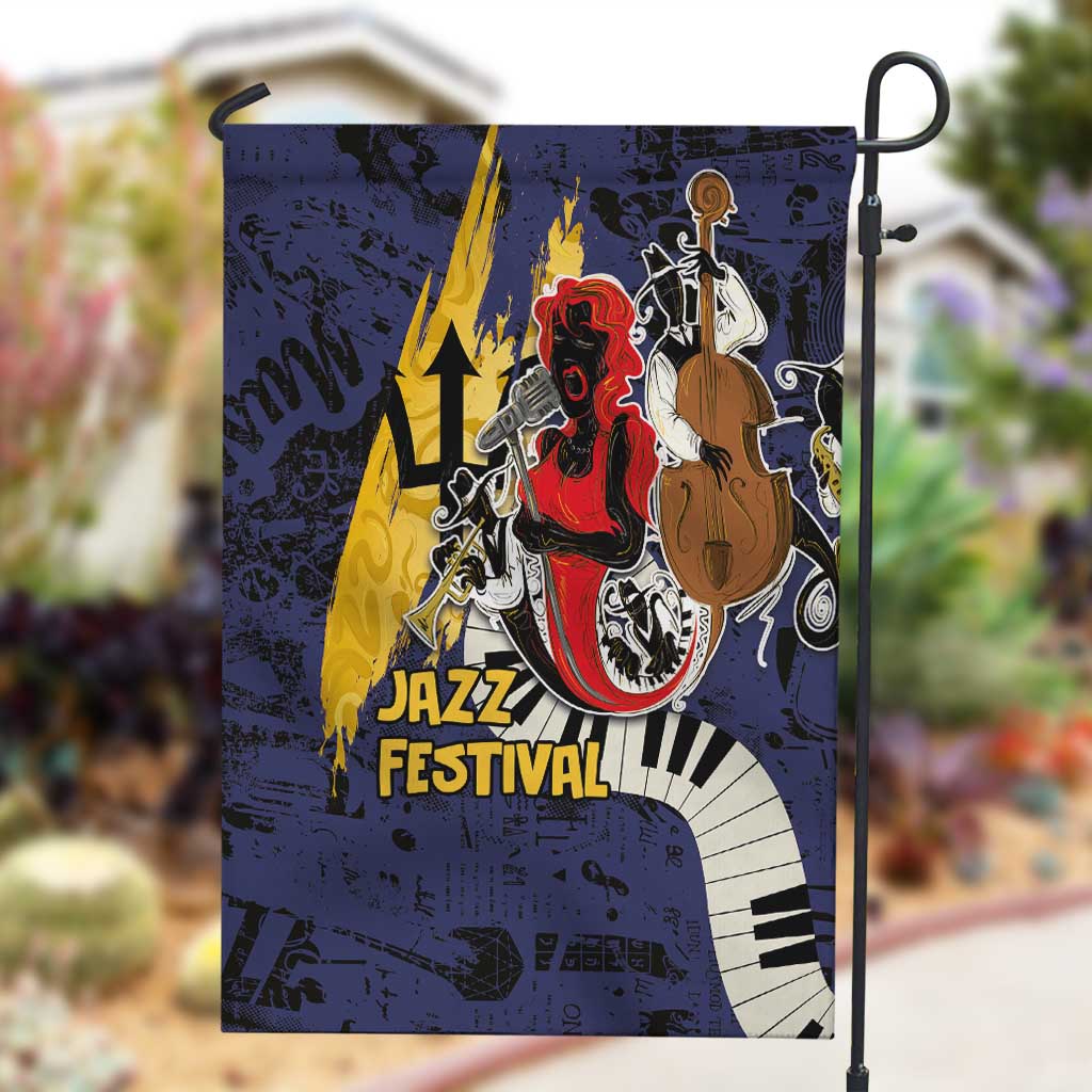 Afro-Barbados Jazz Festival Garden Flag Abstract Jazz Art LT03