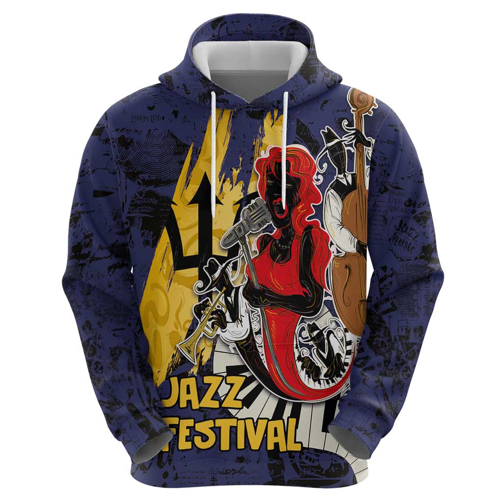 Barbados Jazz Festival - Abstract Jazz Art Hoodie LT03