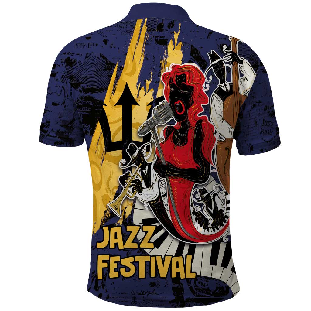 Barbados Jazz Festival - Abstract Jazz Art Polo Shirt LT03