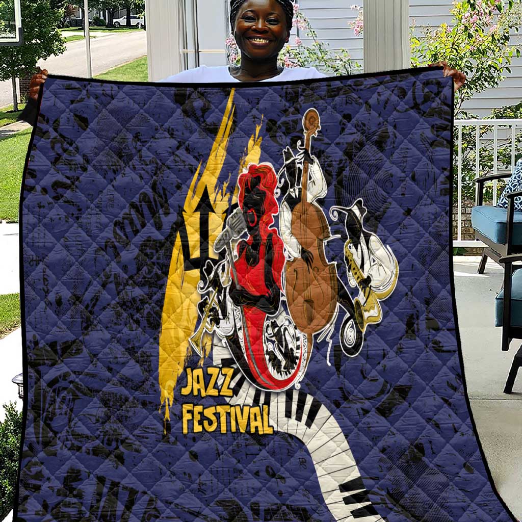 Afro-Barbados Jazz Festival Quilt Abstract Jazz Art LT03