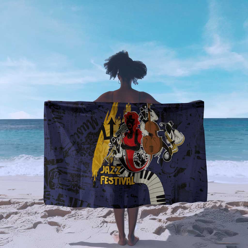 Afro-Barbados Jazz Festival Sarong Abstract Jazz Art LT03