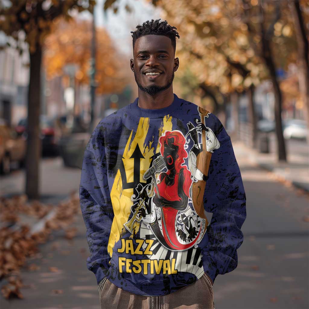 Afro-Barbados Jazz Festival Sweatshirt Abstract Jazz Art LT03