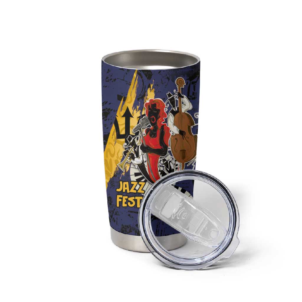 Afro-Barbados Jazz Festival Tumbler Cup Abstract Jazz Art LT03