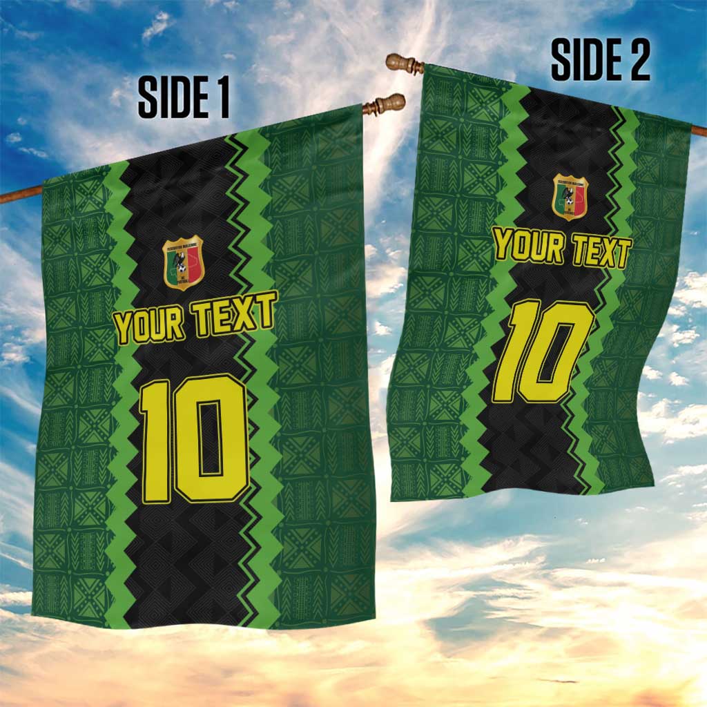 Custom Mali Football Garden Flag Les Aigles-Green, Gold & Red LT03
