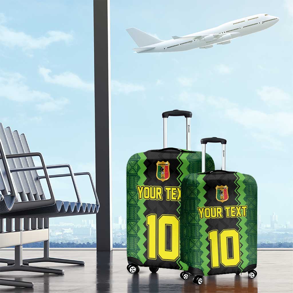 Custom Mali Football Luggage Cover Les Aigles-Green Gold and Red LT03