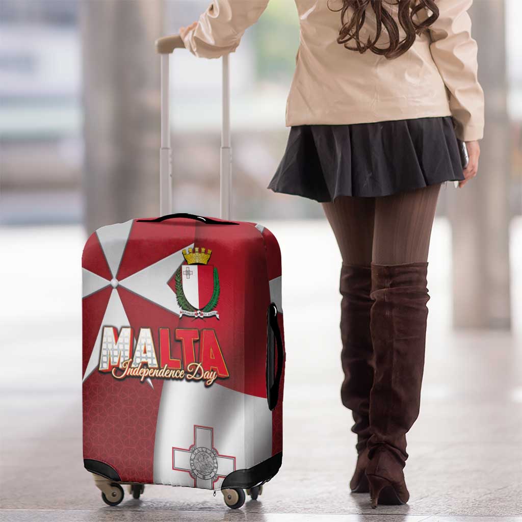 Malta Independence Day Luggage Cover National Flag with Maltese Cross and Emblem LT03