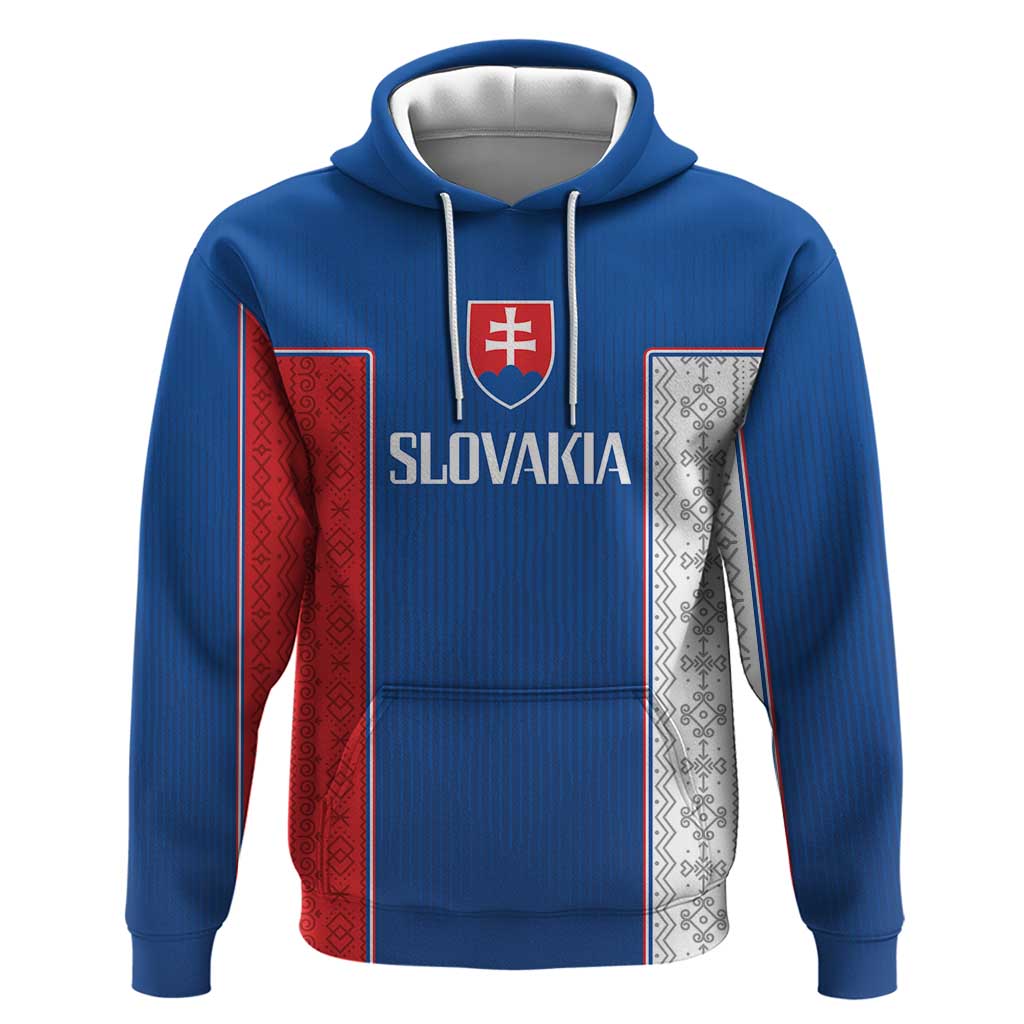 Custom Slovakia Football 2024 Go Champion Hoodie LT03