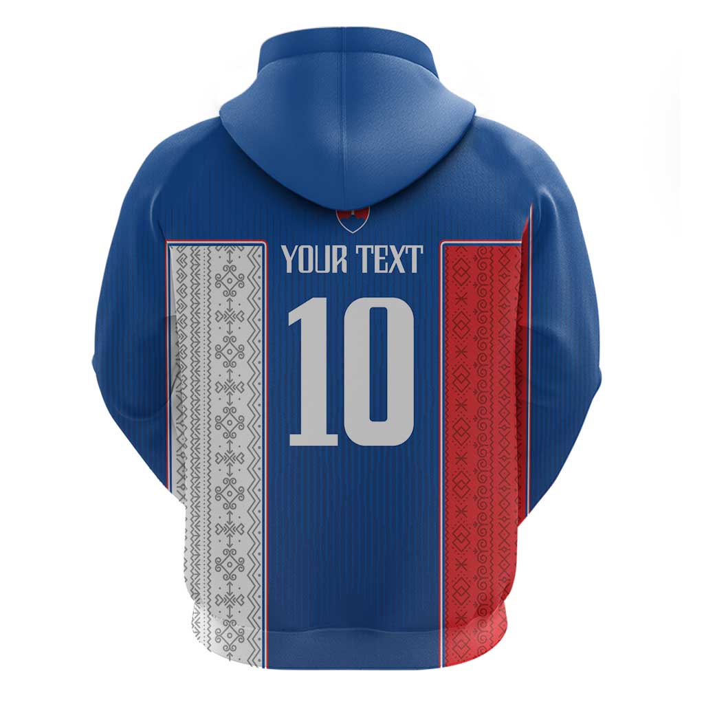 Custom Slovakia Football 2024 Go Champion Hoodie LT03