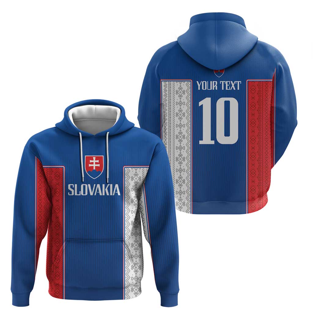 Custom Slovakia Football 2024 Go Champion Hoodie LT03
