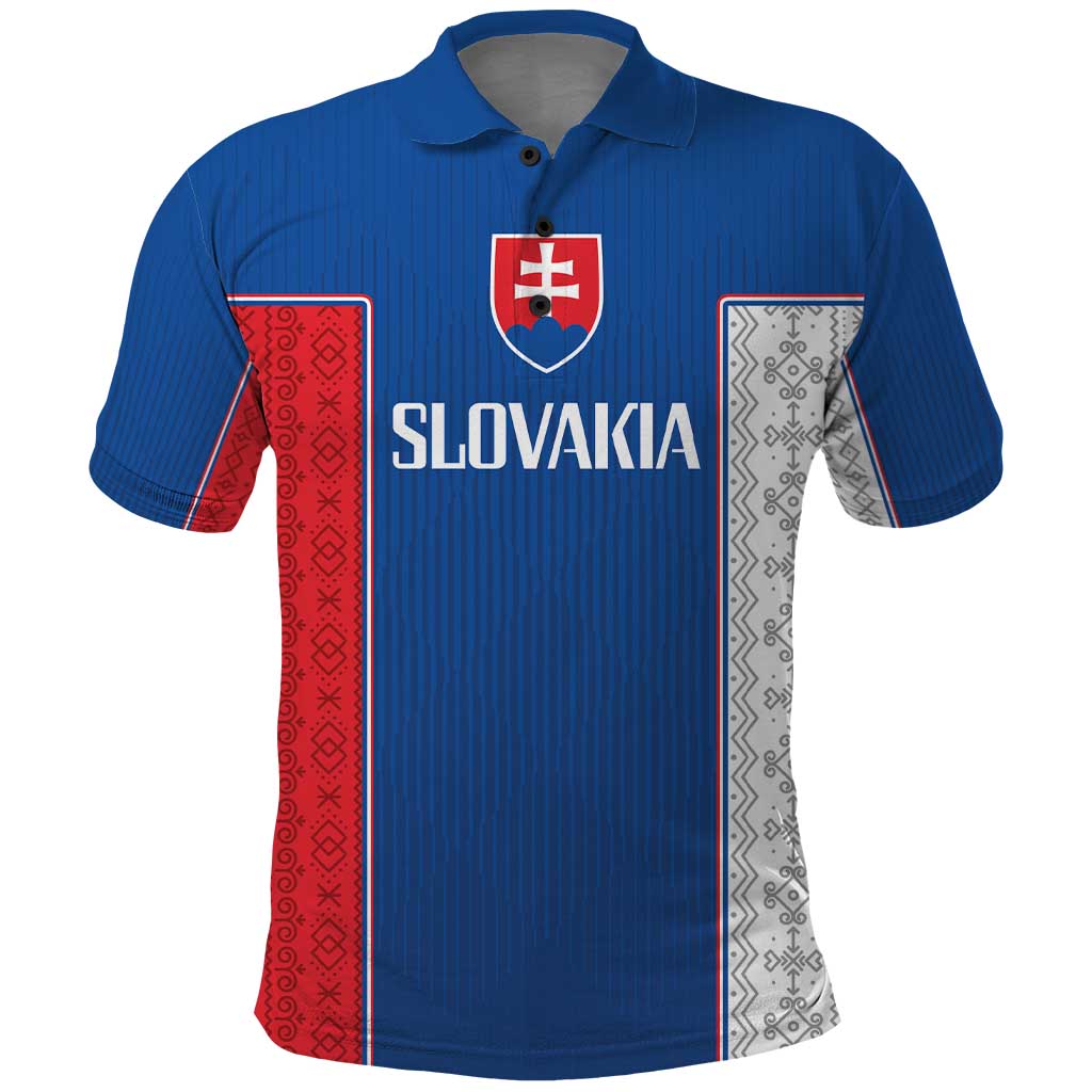 Custom Slovakia Football 2024 Go Champion Polo Shirt LT03