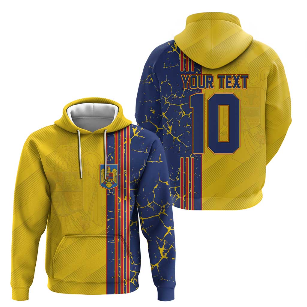 Custom Romania Football 2024 Go Champion Hoodie LT03