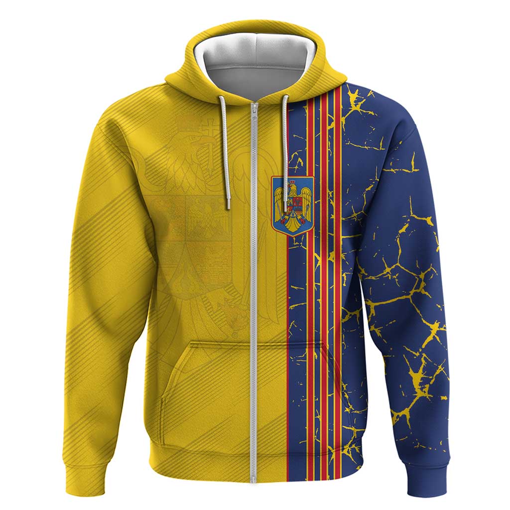 Custom Romania Football 2024 Go Champion Hoodie LT03