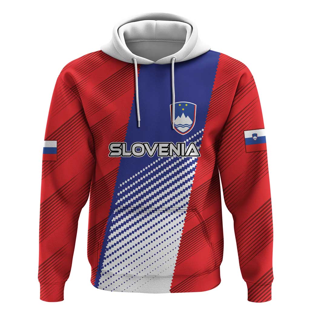 Custom Slovenia Football 2024 Go Champion Hoodie LT03