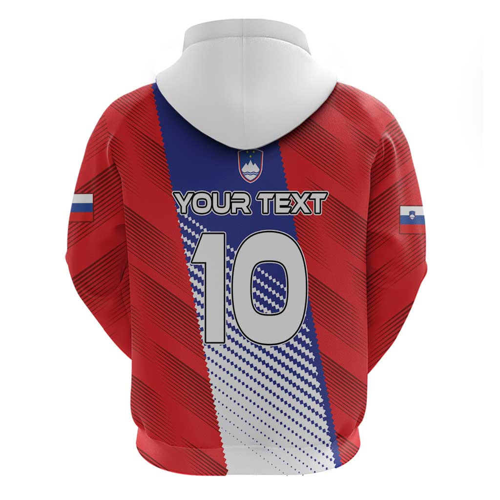 Custom Slovenia Football 2024 Go Champion Hoodie LT03