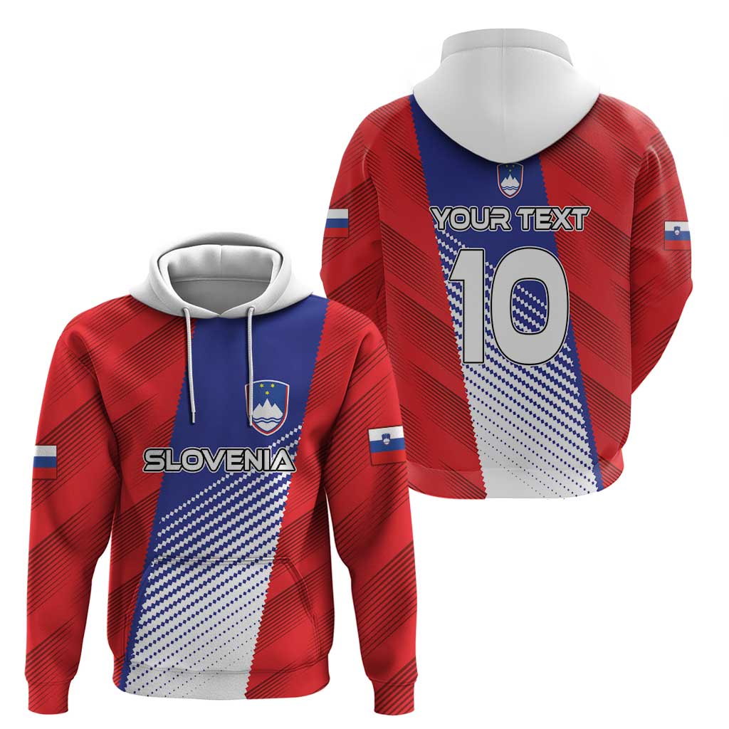 Custom Slovenia Football 2024 Go Champion Hoodie LT03