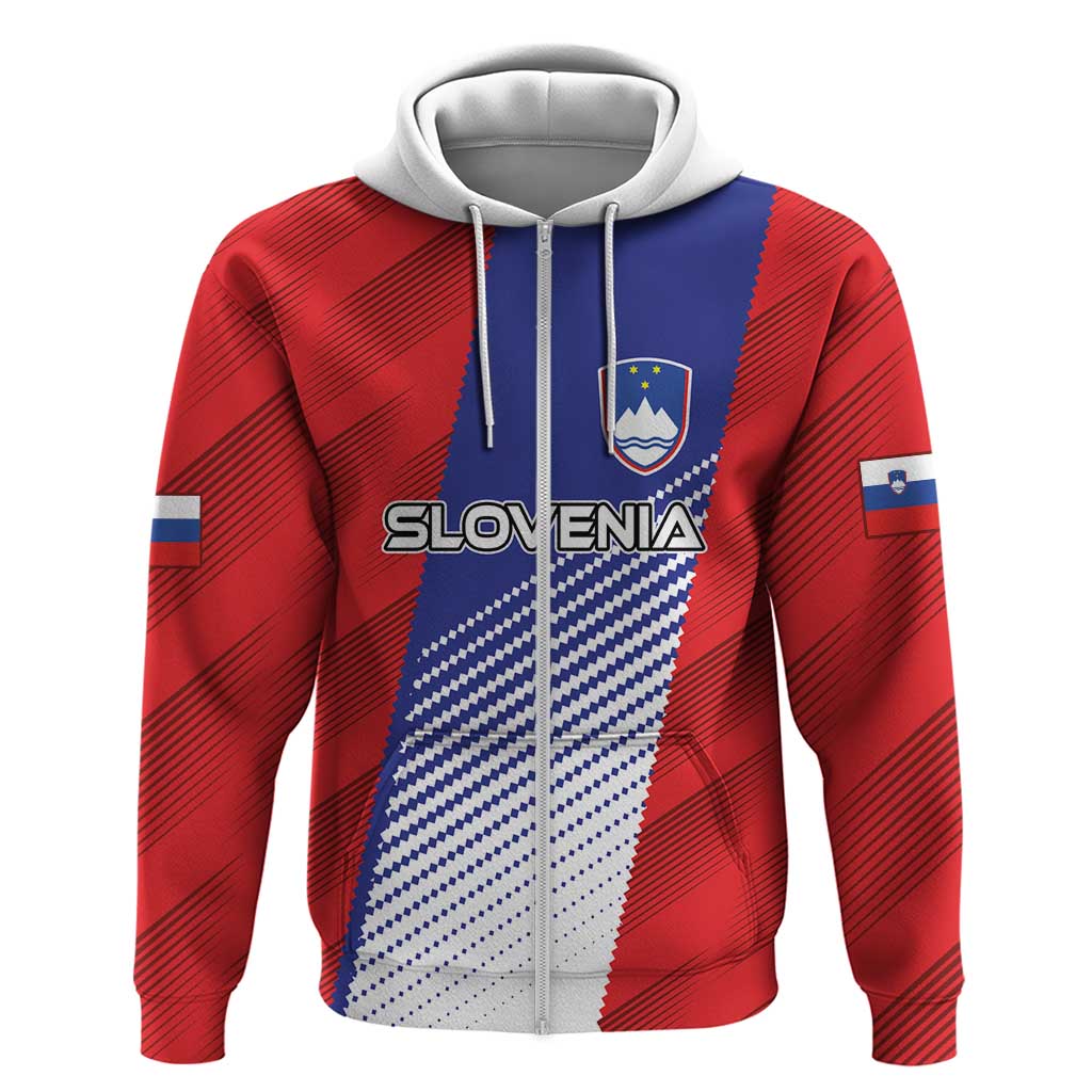 Custom Slovenia Football 2024 Go Champion Hoodie LT03