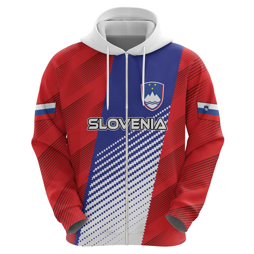 Custom Slovenia Football 2024 Go Champion Hoodie LT03