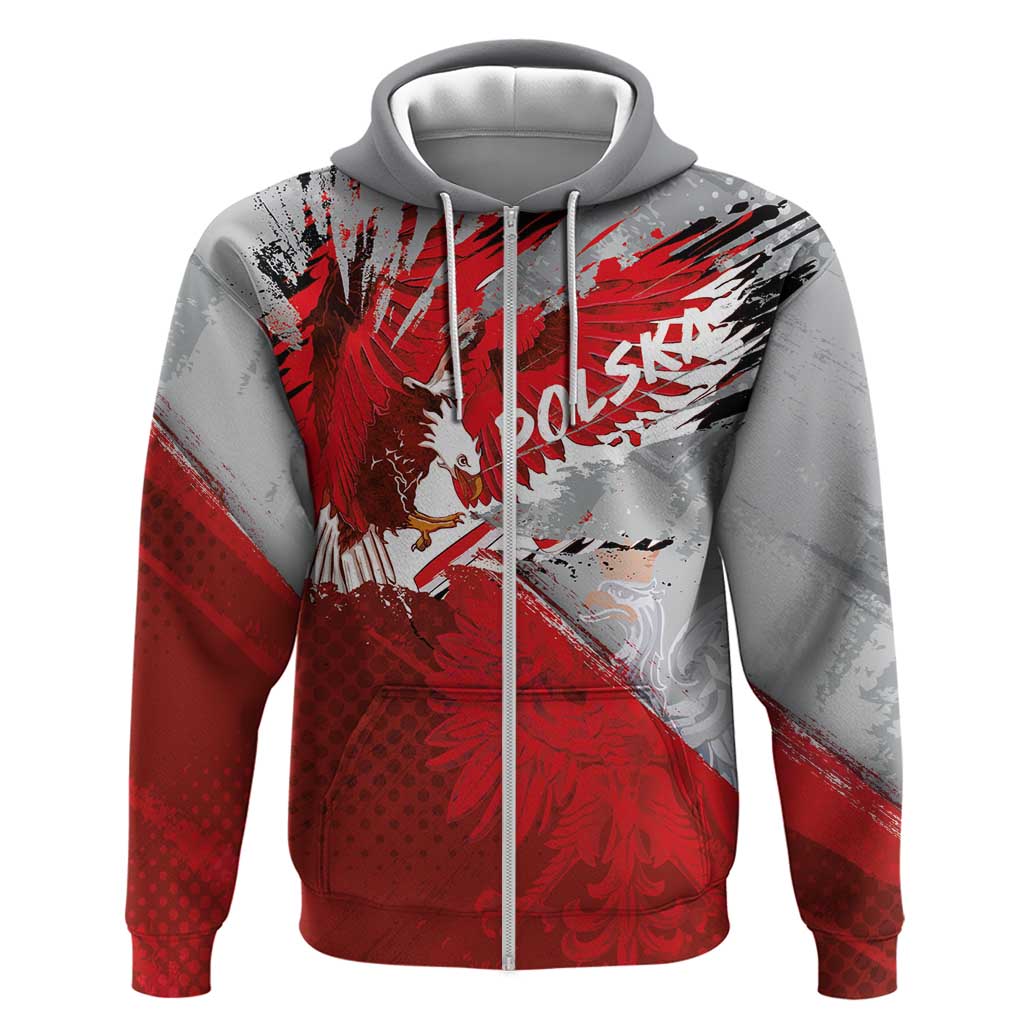 Polska Eagle Hoodie Poland Sporty Grunge Style LT03