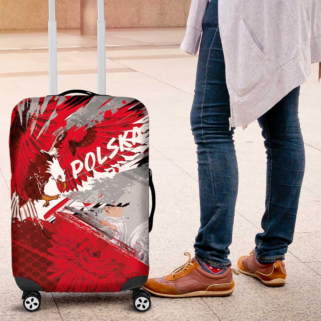 Polska Eagle Luggage Cover Poland Sporty Grunge Style LT03