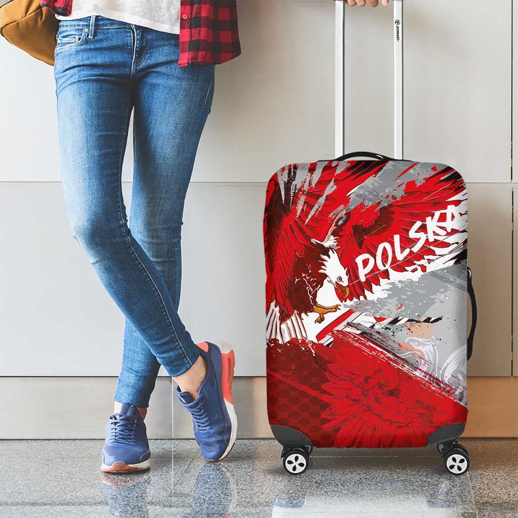 Polska Eagle Luggage Cover Poland Sporty Grunge Style LT03