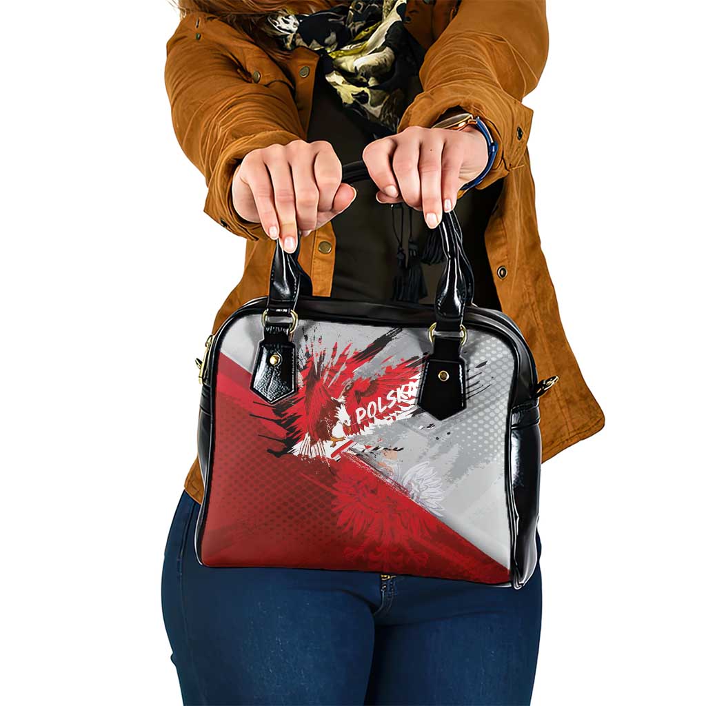 Polska Eagle Shoulder Handbag Poland Sporty Grunge Style LT03
