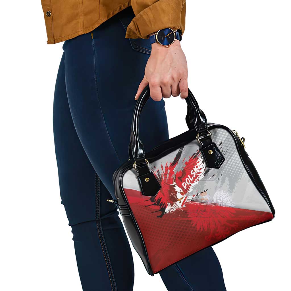 Polska Eagle Shoulder Handbag Poland Sporty Grunge Style LT03