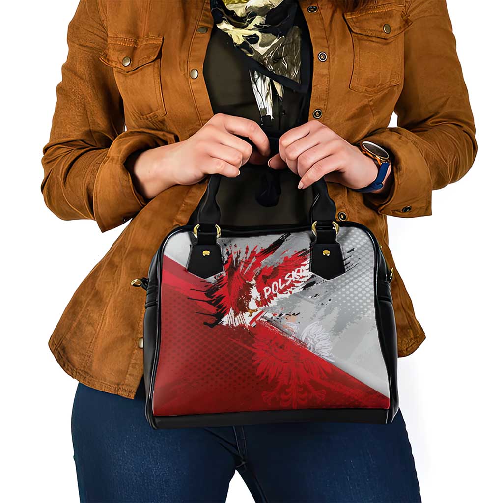 Polska Eagle Shoulder Handbag Poland Sporty Grunge Style LT03