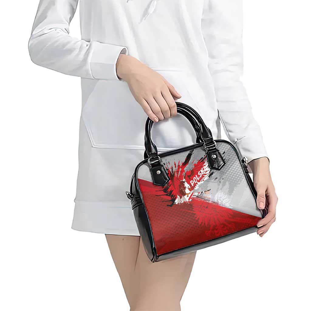 Polska Eagle Shoulder Handbag Poland Sporty Grunge Style LT03
