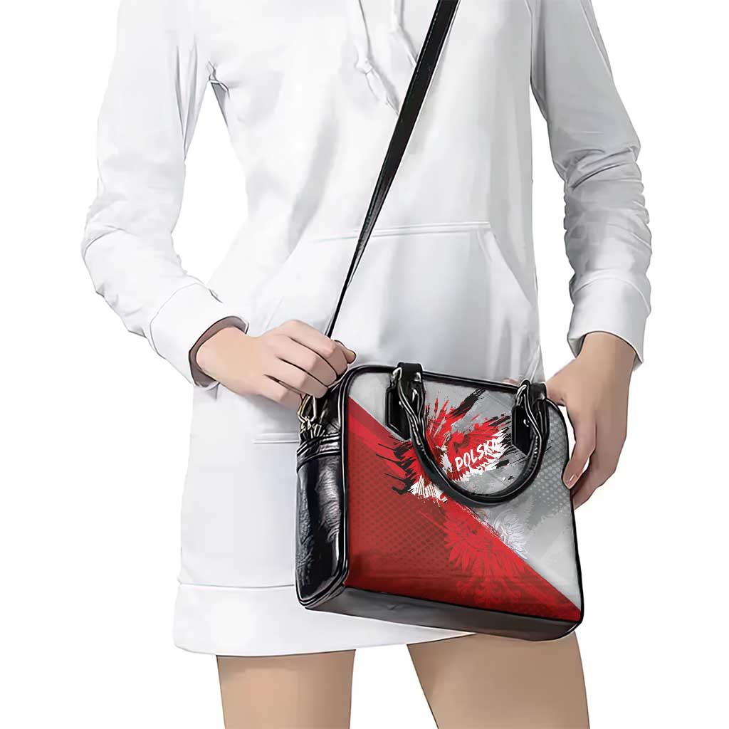 Polska Eagle Shoulder Handbag Poland Sporty Grunge Style LT03