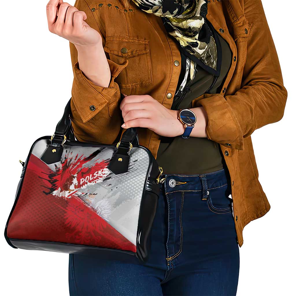 Polska Eagle Shoulder Handbag Poland Sporty Grunge Style LT03